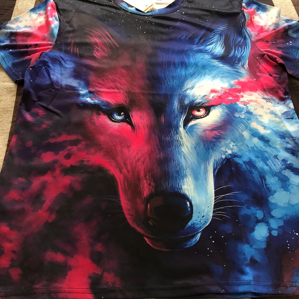 WOLF COLORFUL SHIRT